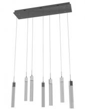 Avenue Lighting HF1900-7-GL-CH-C - The Original Glacier Collection 7 Light Multi Pendant in Polished Chrome with Clear Crystal
