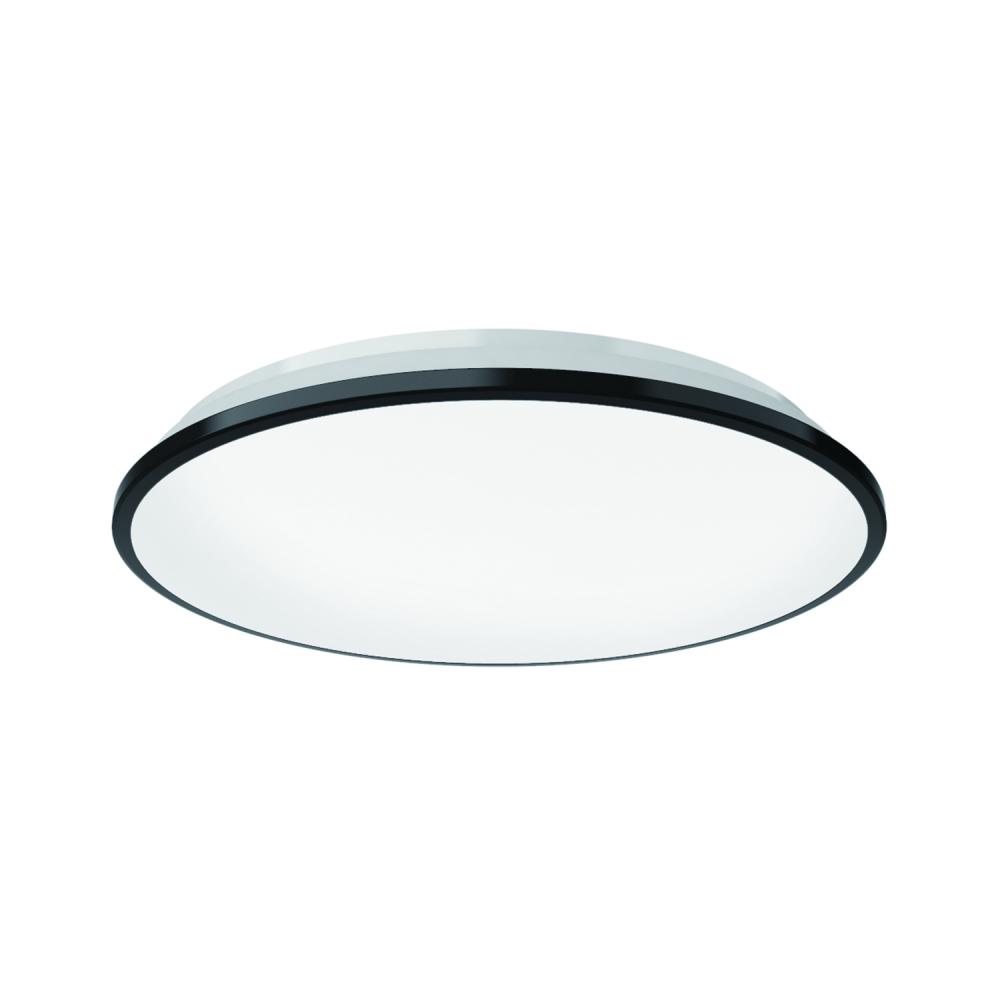 Brook 13-in Black LED Flush Mount