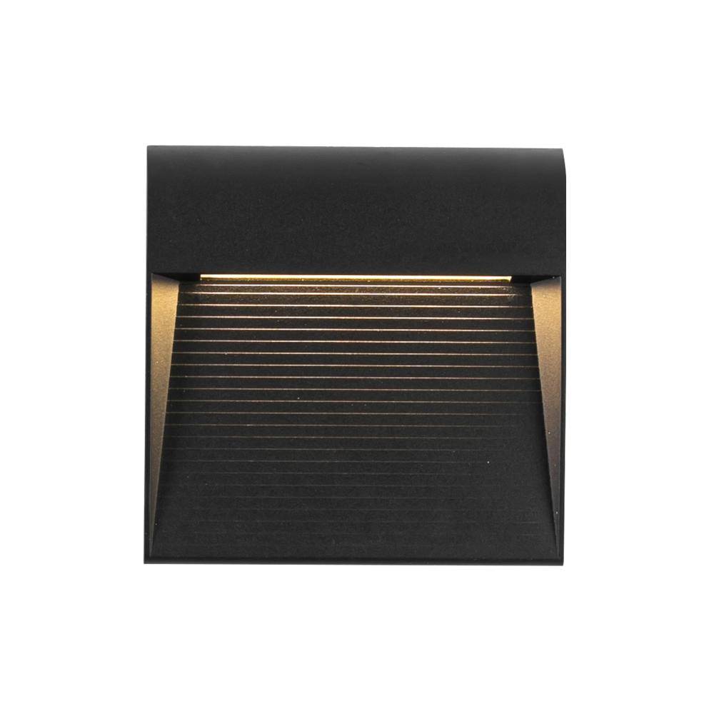 Casa 7-in Black LED Exterior Wall Sconce