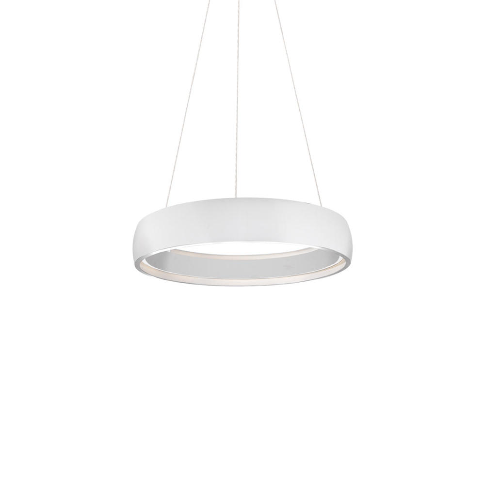 Halo 23-in White LED Pendant