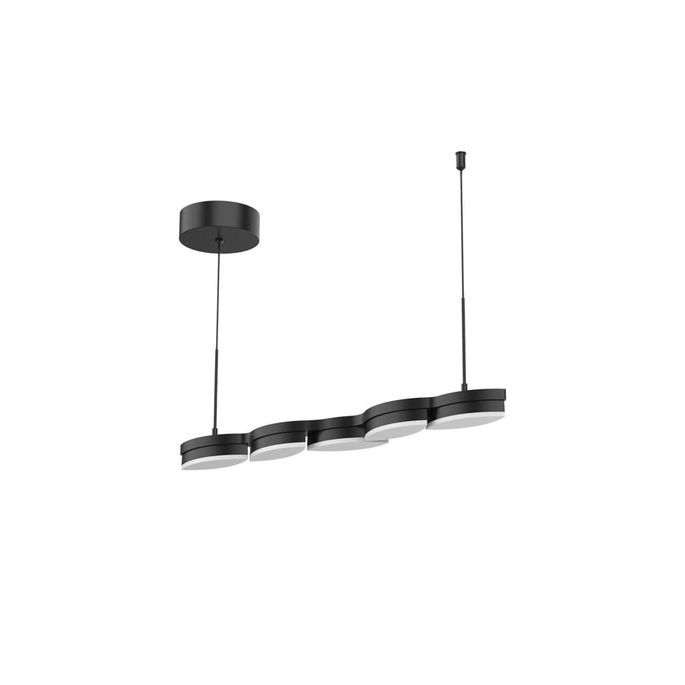 POPLAR 27" LINEAR PENDANT BLACK 30W, 120VAC WITH LED DRIVER, 3000K, 90CRI