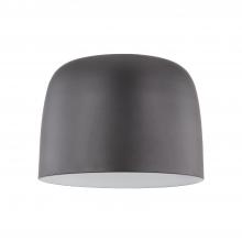 Kuzco Lighting Inc FM44912-BK/WH - Cayne 12-in Black/White LED Flush Mount