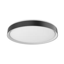 Kuzco Lighting Inc FM43920-BK/WH - Essex 20-in Black/White LED Flush Mount