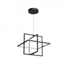 Kuzco Lighting Inc PD16320-BK-UNV - Mondrian 20-in Black LED Pendant