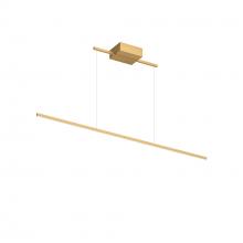 Kuzco Lighting Inc LP18248-BG-UNV - Vega Minor 48-in Brushed Gold LED Linear Pendant