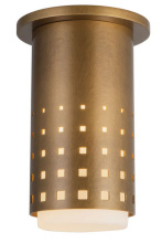 Kuzco Lighting Inc SF70807-VB - Astoria 5-in Brass Semi-Flush Mount