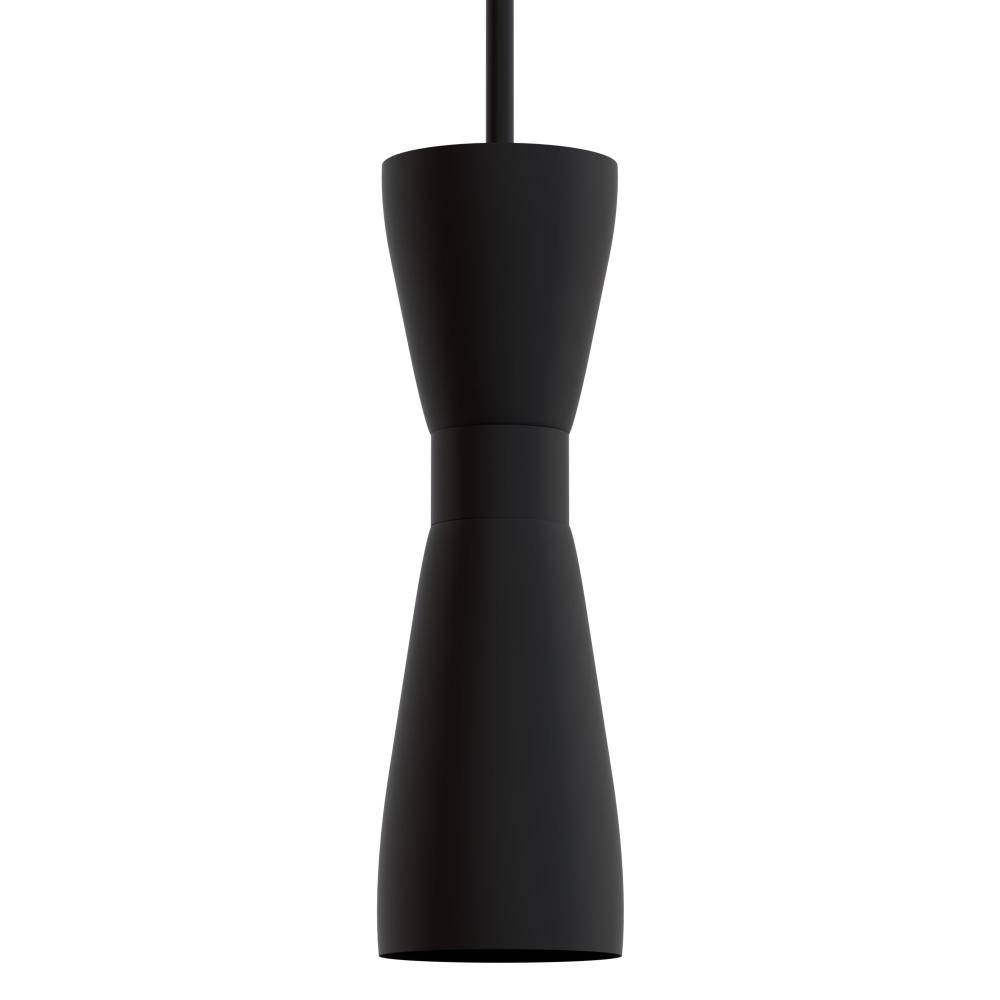 Hunter Zola Matte Black 1 Light Mini Pendant Ceiling Light Fixture