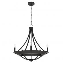 Hunter 19416 - Hunter Perch Point Noble Bronze 5 Light Small Chandelier Ceiling Light Fixture