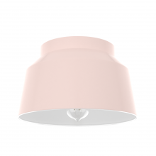 Hunter 19172 - Hunter Cranbrook Blush Pink 1 Light Flush Mount Ceiling Light Fixture