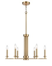 Revolution Lighting LB-627BB - 6 Light Chandelier