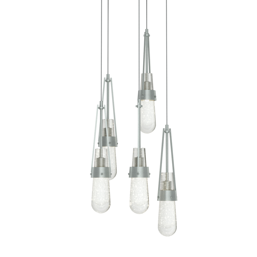 Link 5-Light Blown Glass Pendant