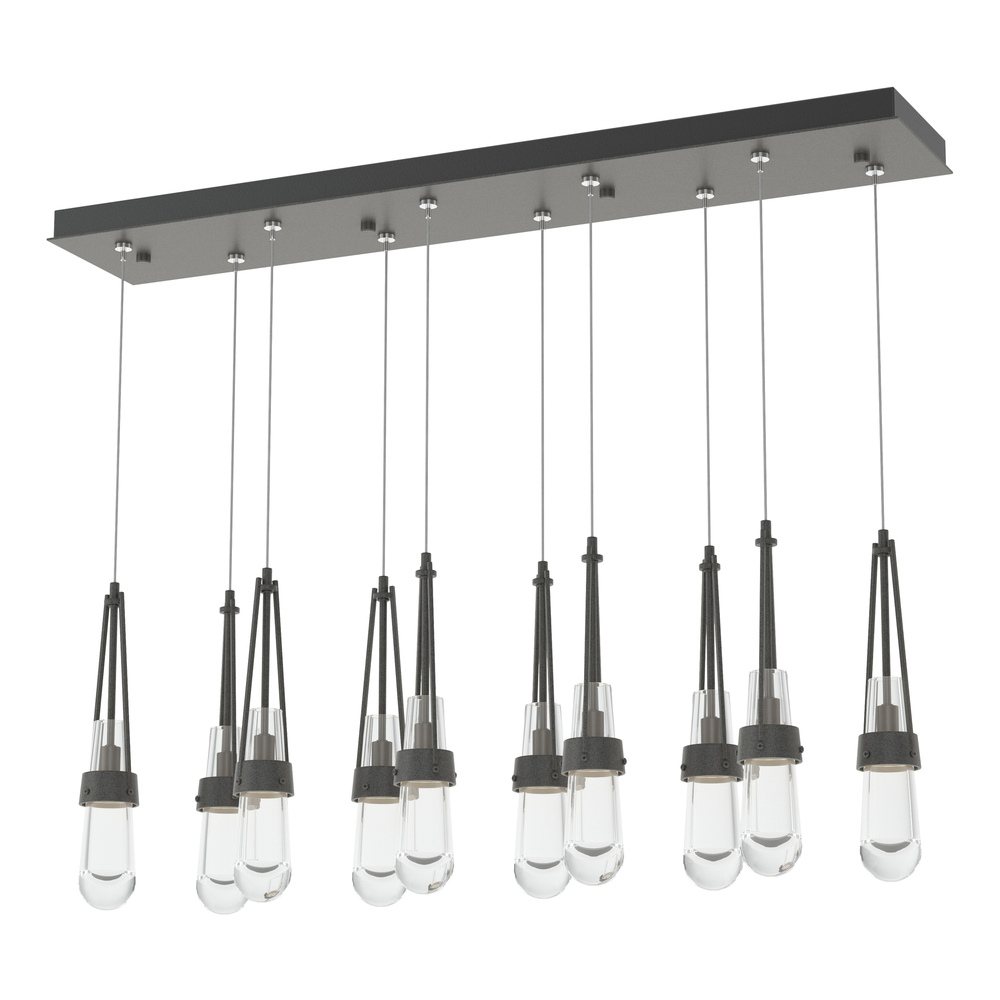 Link 10-Light Clear Glass Pendant