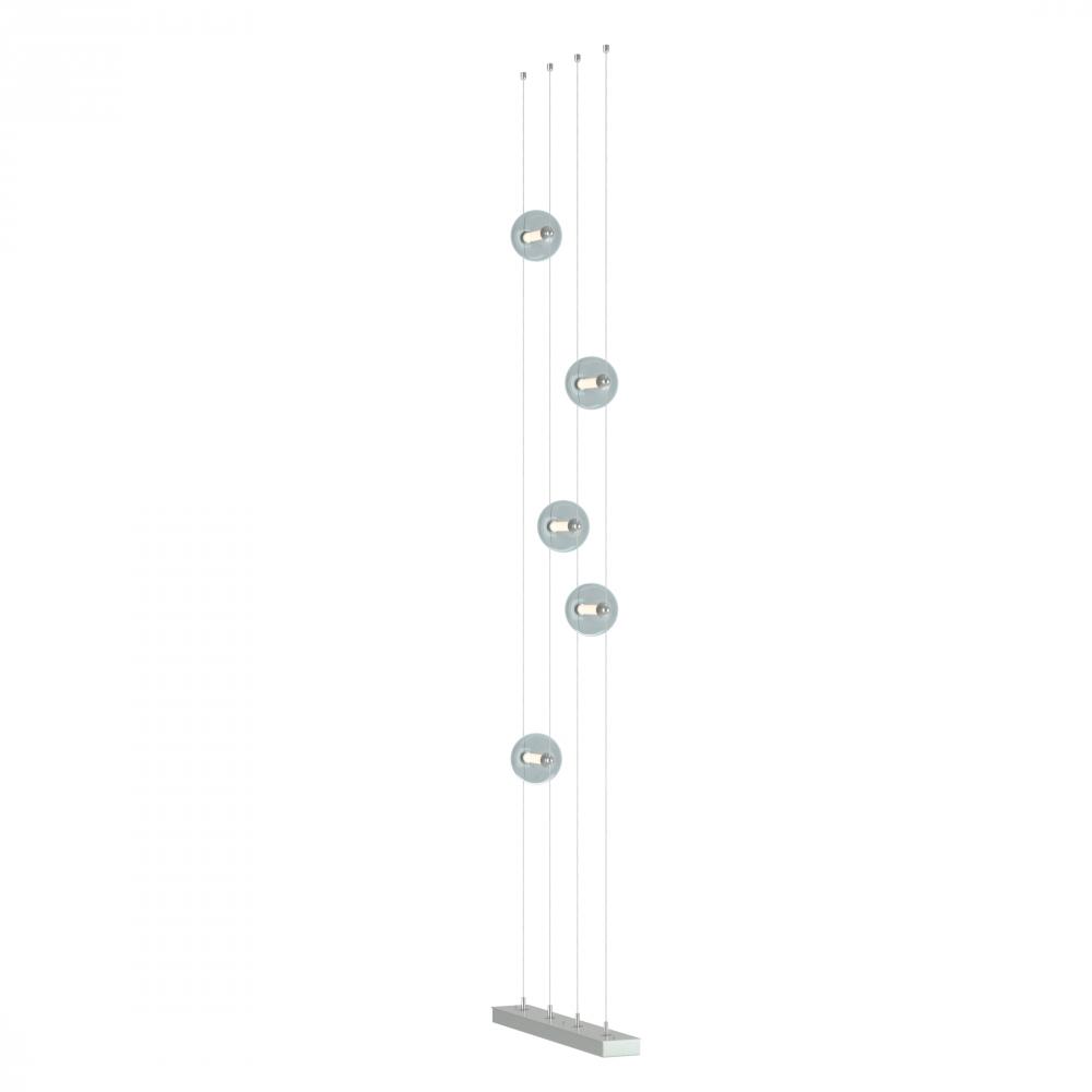 Abacus 5-Light Floor to Ceiling Plug-In LED Lamp