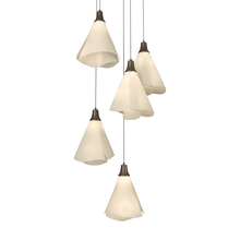 Hubbardton Forge 131122-SKT-LONG-05-SH1987 - Mobius 5-Light Pendant