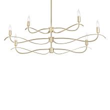 Hubbardton Forge 136350-SKT-MULT-86 - Willow 6-Light Small Chandelier