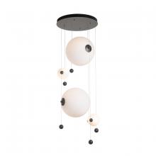 Hubbardton Forge 139052-LED-STND-07-GG0694 - Abacus 4-Light Round LED Pendant