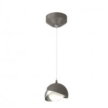 Hubbardton Forge 161183-SKT-STND-07-85-GG0711 - Brooklyn Double Shade Low Voltage Mini Pendant