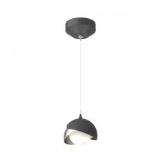 Hubbardton Forge 161183-SKT-STND-10-85-GG0711 - Brooklyn Double Shade Low Voltage Mini Pendant