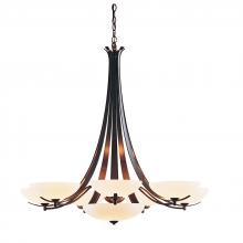 Hubbardton Forge 191236-SKT-07-GG0123 - Aegis 7 Arm Chandelier