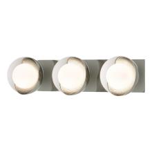 Hubbardton Forge 201378-SKT-85-02-GG0711 - Brooklyn 3-Light Straight Double Shade Bath Sconce