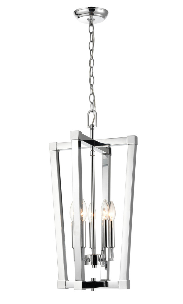 5-Light Pendant light Chrome