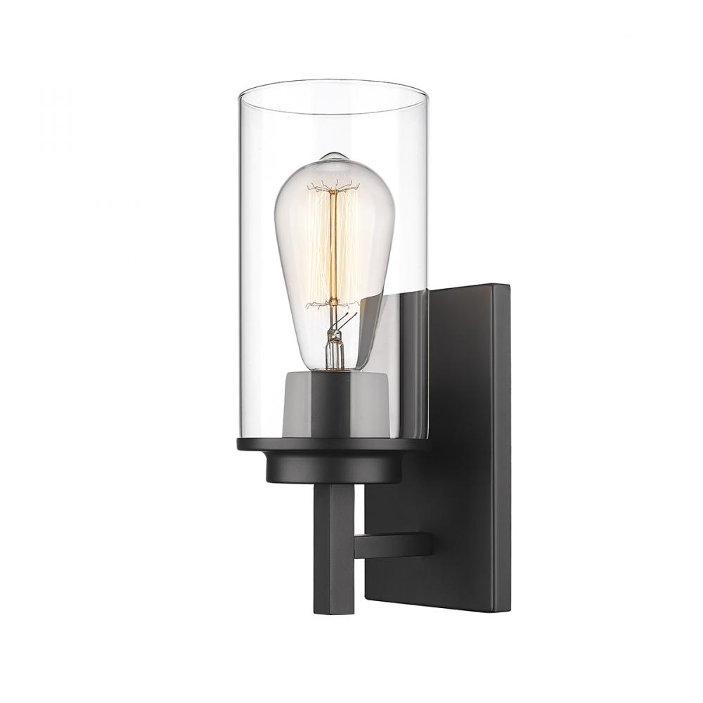 Janna 1-Light Wall Sconce Matte Black