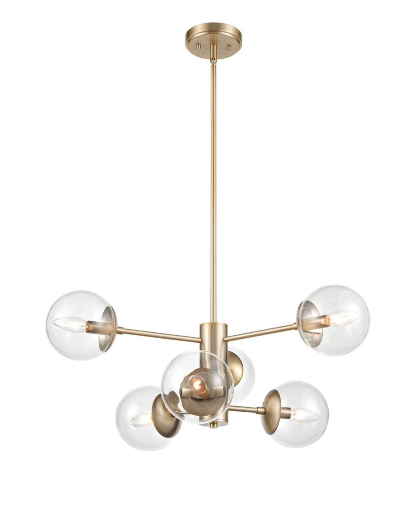 Avell 6-Light Pendant light Modern Gold