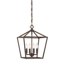 Millennium 3234-RBZ - 4-Light Pendant light Rubbed Bronze