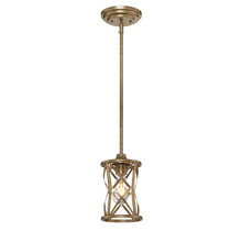 Millennium 2171-VG - Lakewood 1-Light Mini-Pendant light Vintage Gold