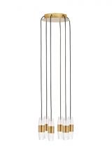 Visual Comfort & Co. Modern Collection SLCH38427NB - Lassell Short 6 Light Chandelier