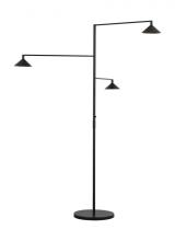 Visual Comfort & Co. Modern Collection SLOFL26127B - Mill 3-Light Outdoor Grande Floor Lamp