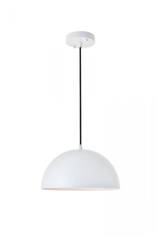 Forte 1 Light White Pendant