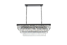 Elegant 1060G36BK - Pendant L36"W16"11.5"L12 Black