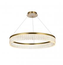 Elegant 2060D32SG - Rune Hang D32"xH4.5" 36W DIM 3CCT Satin Gold