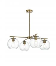 Elegant LD2331SG - Opus 30.5 inch Pendant Clear Shade in Satin Gold