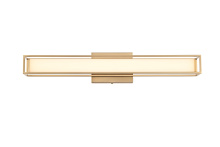 Elegant LD301W24SG - Wall Sconce L24" E4.5" H4.3" LED 14W 3CCT Satin Gold