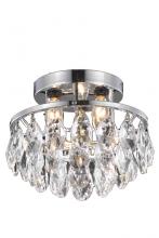 Elegant LD9805F10C(872) - Corona Flush D10"H7"L3 CH RC872