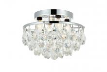 Elegant LD9805F14C(872) - Corona Flush D14"H9"L4 CH RC872