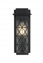 Elegant OD361W13BK - Wall sconce W5"* H13" E5" L1 Black
