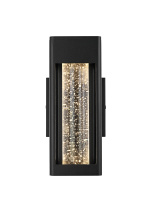Elegant OD604W10BK - Amaris 10 inch LED Outdoor Wall sconce in Black