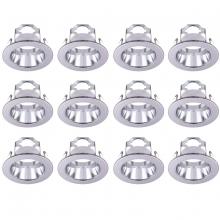 Elegant R4-495CH-12PK - 4 Inch Chrome Smooth Trim with Socket Bracket, Fits Br20/R20/Par20 12 Pack