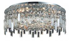 Elegant V2031F20C/RC - Maxime 6 light Chrome Flush Mount Clear Royal Cut Crystal