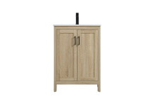 Elegant VF25124MW - Vanity Cabinet 2Dr W24''xD19''xH34" MW