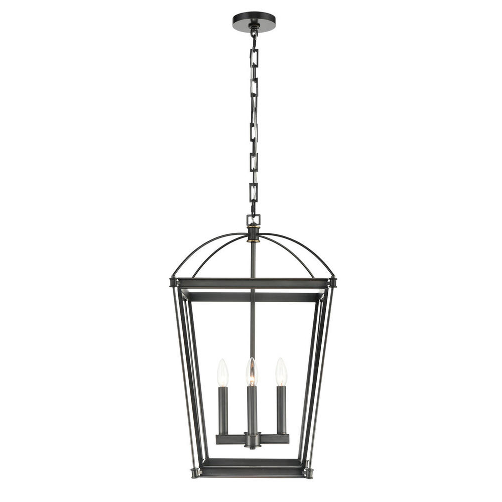 Manor Urban Bronze 4 Lights Pendant