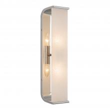 Alora Lighting WV327019PNAR - Abbott 19-in Polished Nickel/Alabaster 2 Lights Wall/Vanity