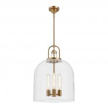 Alora Lighting PD461104AG - Lancaster 16-in Aged Gold 4 Lights Pendant