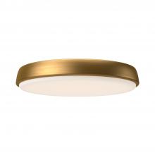 Alora Lighting FM503715AG-5CCT - Laval 15-in Aged Gold LED Flush Mount