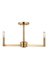 Visual Comfort & Co. Studio Collection 7764203-848 - Fullton Three Light Semi-Flush Mount