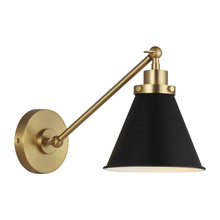 Visual Comfort & Co. Studio Collection CW1121MBKBBS - Single Arm Cone Task Sconce