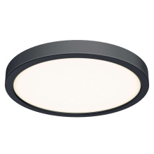 Dals CFLEDR18-CC-V-BK - Round Flush Mount, universal 120V-347V, 0-10V dimming